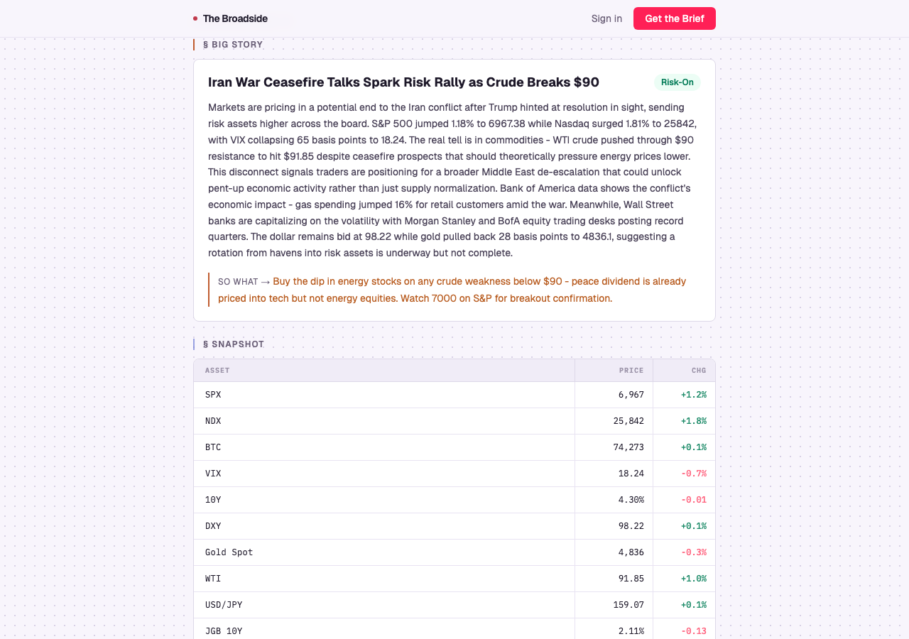 The Broadside screenshot